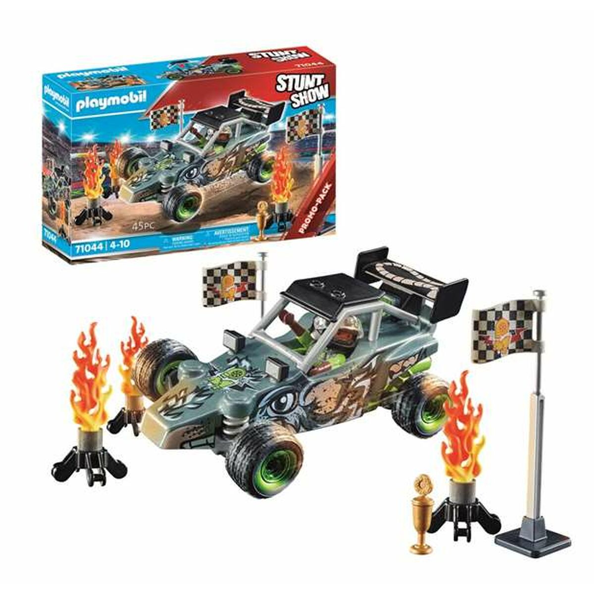 Playset Playmobil Stuntshow Racer 45 Peças